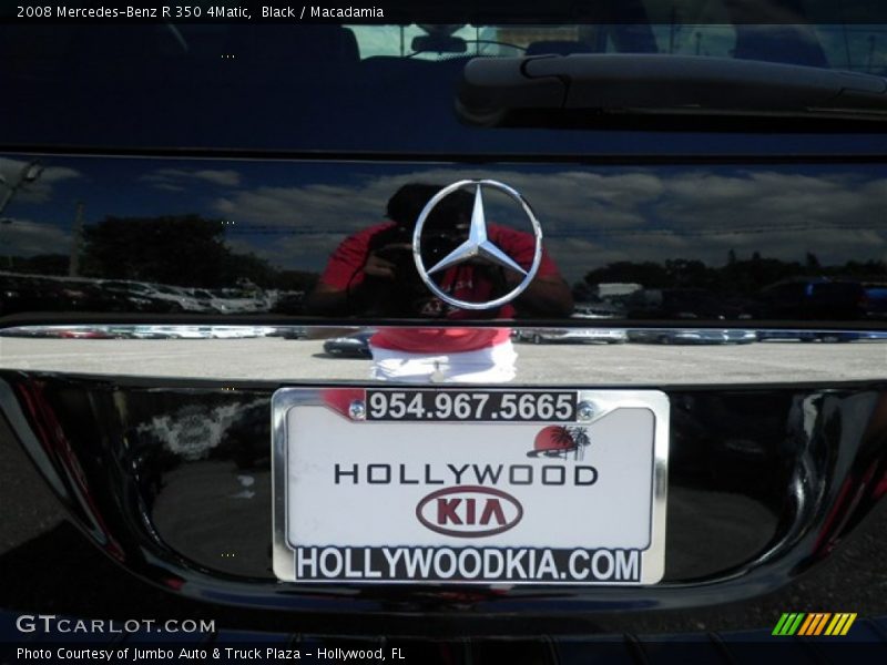 Black / Macadamia 2008 Mercedes-Benz R 350 4Matic