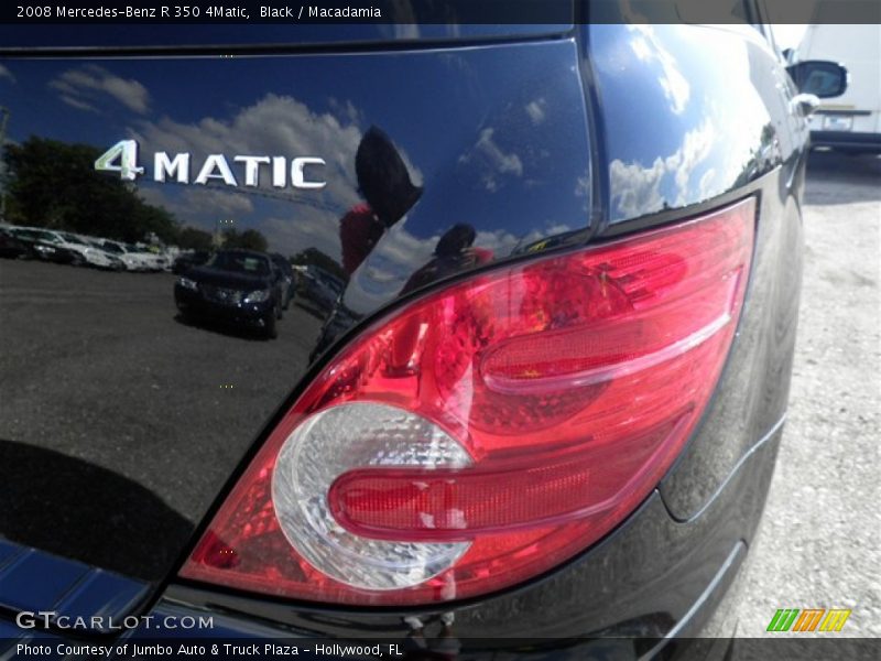 Black / Macadamia 2008 Mercedes-Benz R 350 4Matic