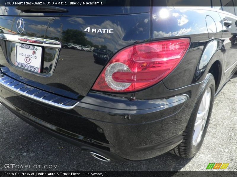 Black / Macadamia 2008 Mercedes-Benz R 350 4Matic