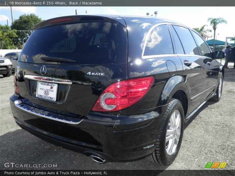 Black / Macadamia 2008 Mercedes-Benz R 350 4Matic