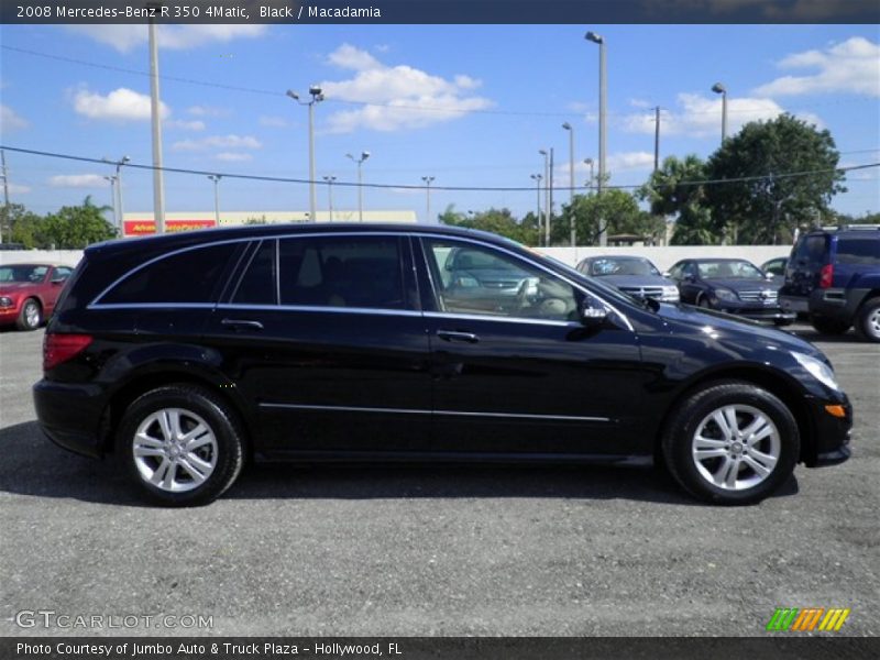 Black / Macadamia 2008 Mercedes-Benz R 350 4Matic