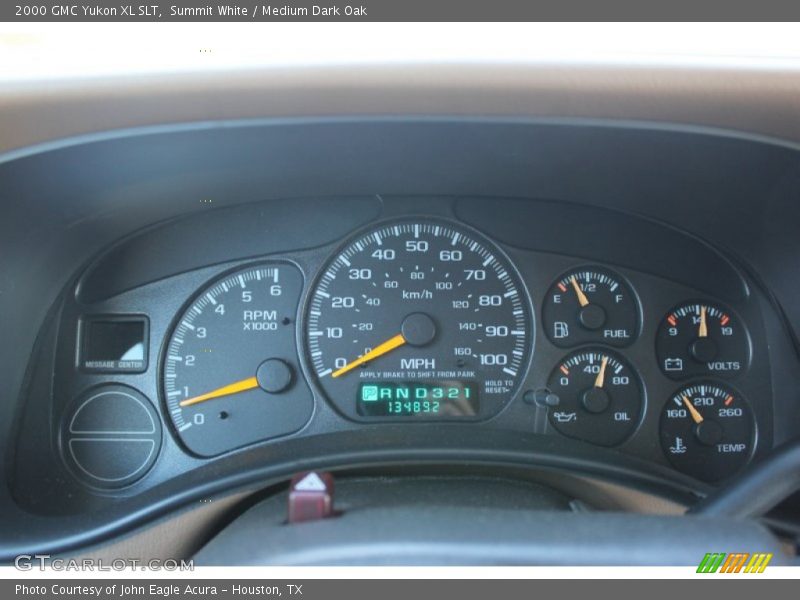  2000 Yukon XL SLT XL SLT Gauges