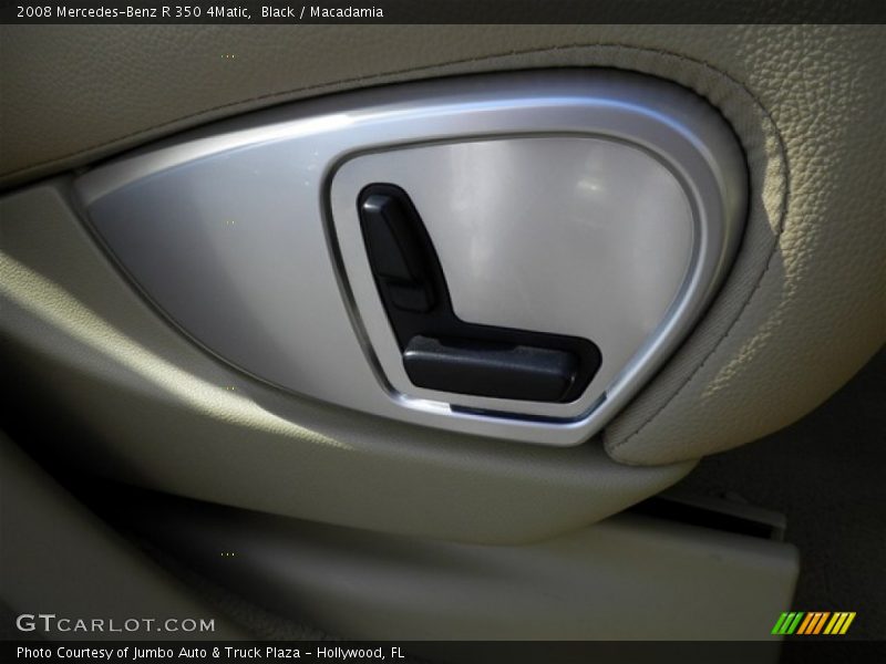 Black / Macadamia 2008 Mercedes-Benz R 350 4Matic