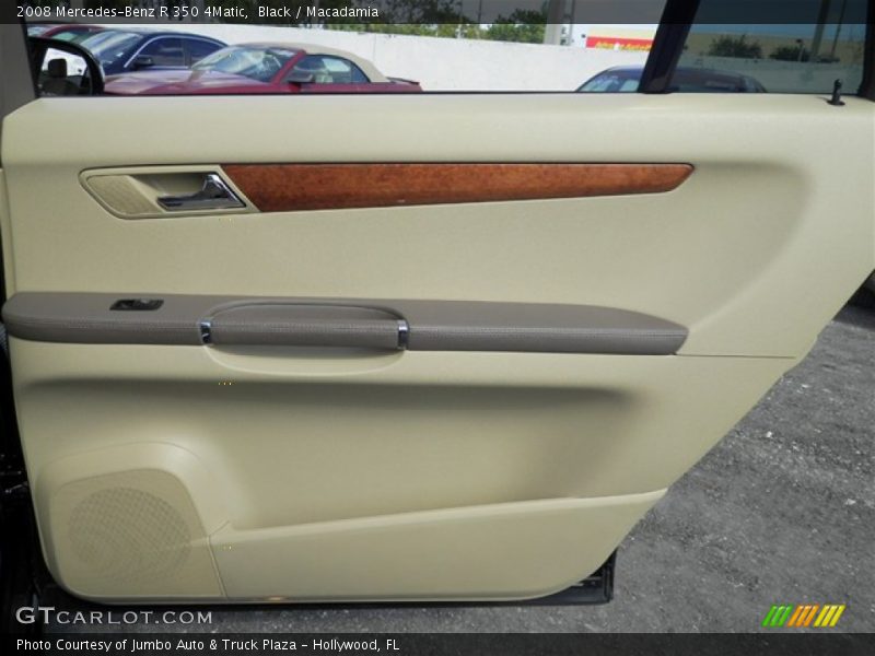 Black / Macadamia 2008 Mercedes-Benz R 350 4Matic