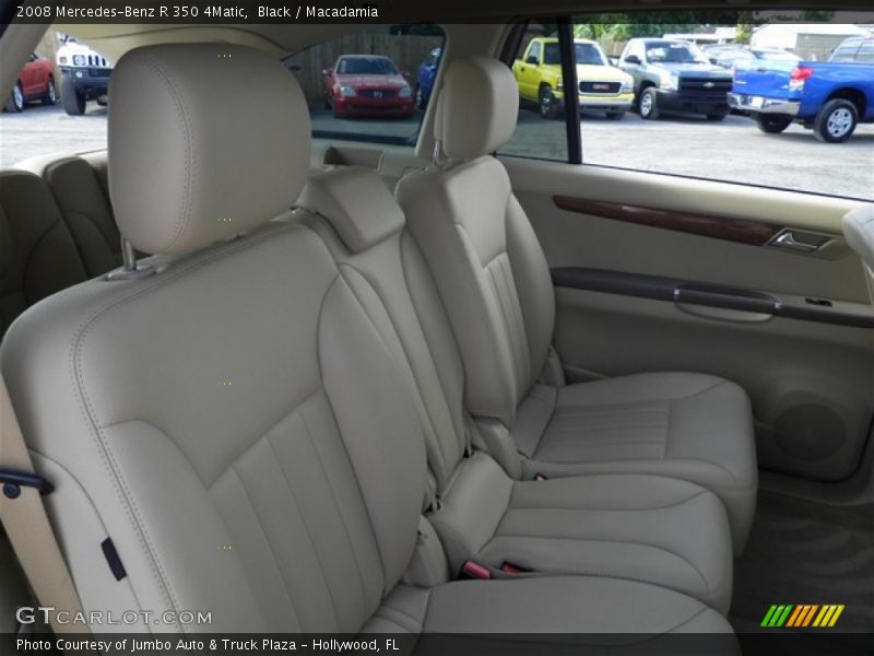 Black / Macadamia 2008 Mercedes-Benz R 350 4Matic