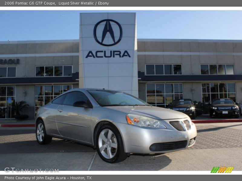 Liquid Silver Metallic / Ebony 2006 Pontiac G6 GTP Coupe