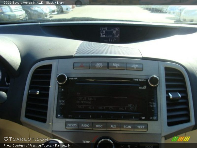 Black / Ivory 2011 Toyota Venza I4 AWD