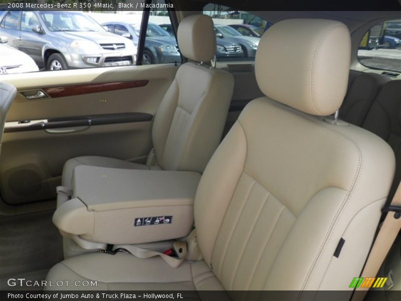 Black / Macadamia 2008 Mercedes-Benz R 350 4Matic