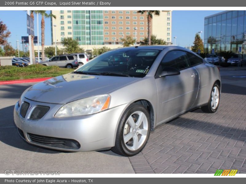 Liquid Silver Metallic / Ebony 2006 Pontiac G6 GTP Coupe
