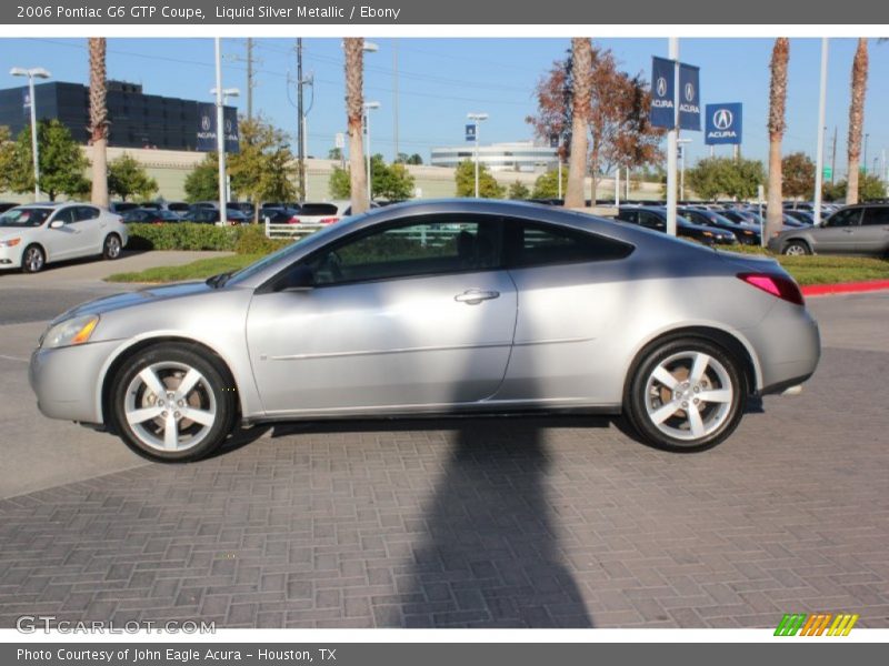 Liquid Silver Metallic / Ebony 2006 Pontiac G6 GTP Coupe