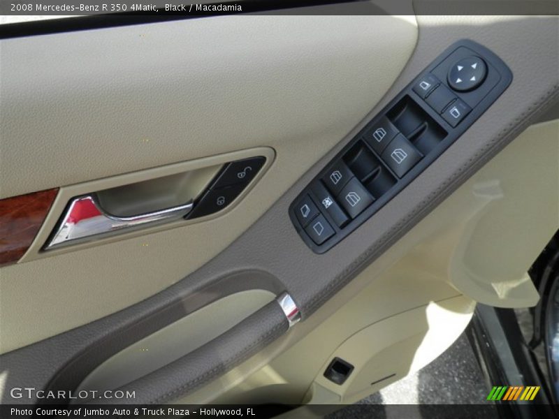 Black / Macadamia 2008 Mercedes-Benz R 350 4Matic