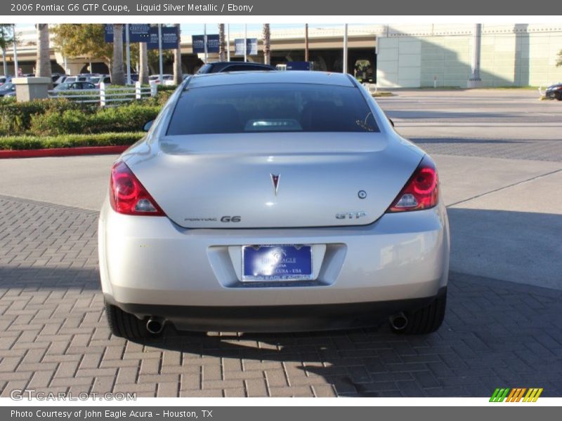 Liquid Silver Metallic / Ebony 2006 Pontiac G6 GTP Coupe