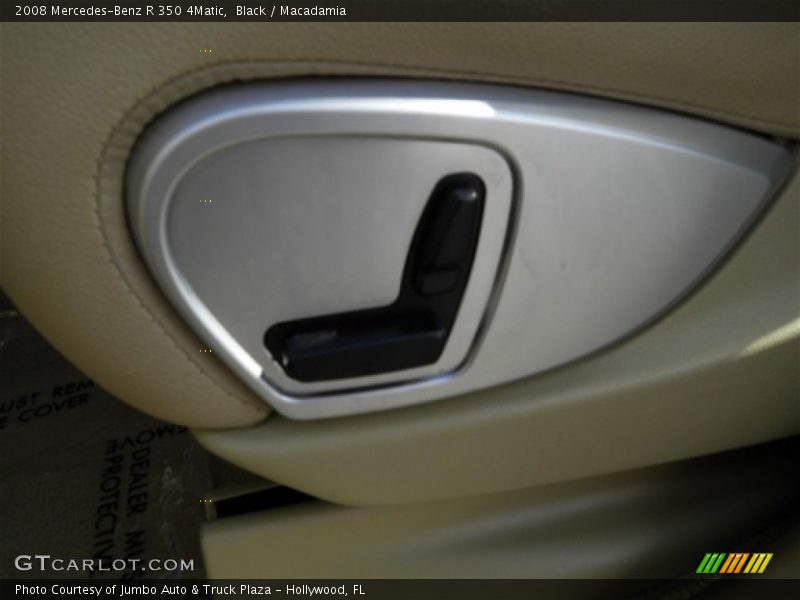 Black / Macadamia 2008 Mercedes-Benz R 350 4Matic