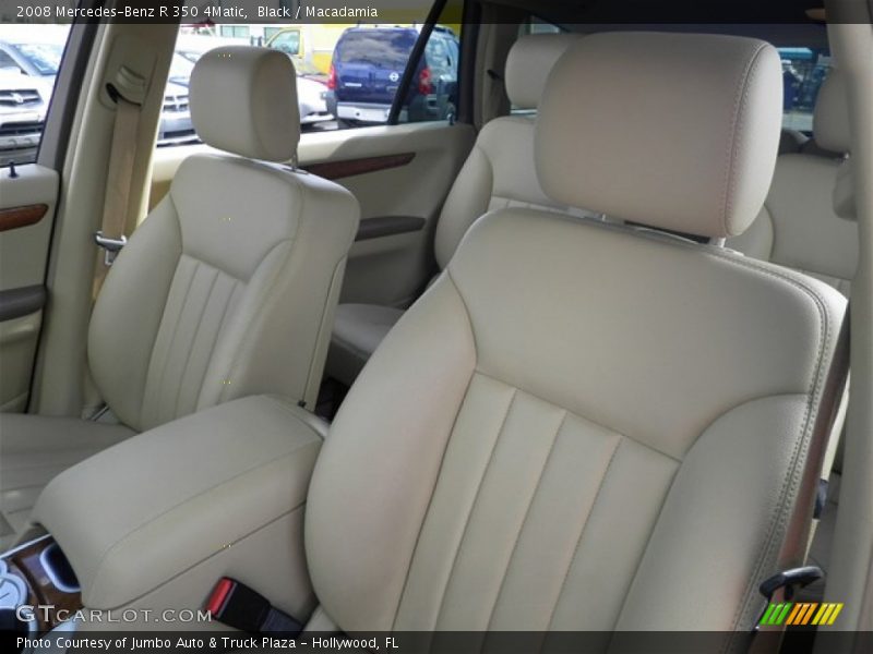 Black / Macadamia 2008 Mercedes-Benz R 350 4Matic