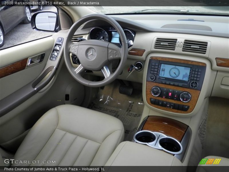 Black / Macadamia 2008 Mercedes-Benz R 350 4Matic