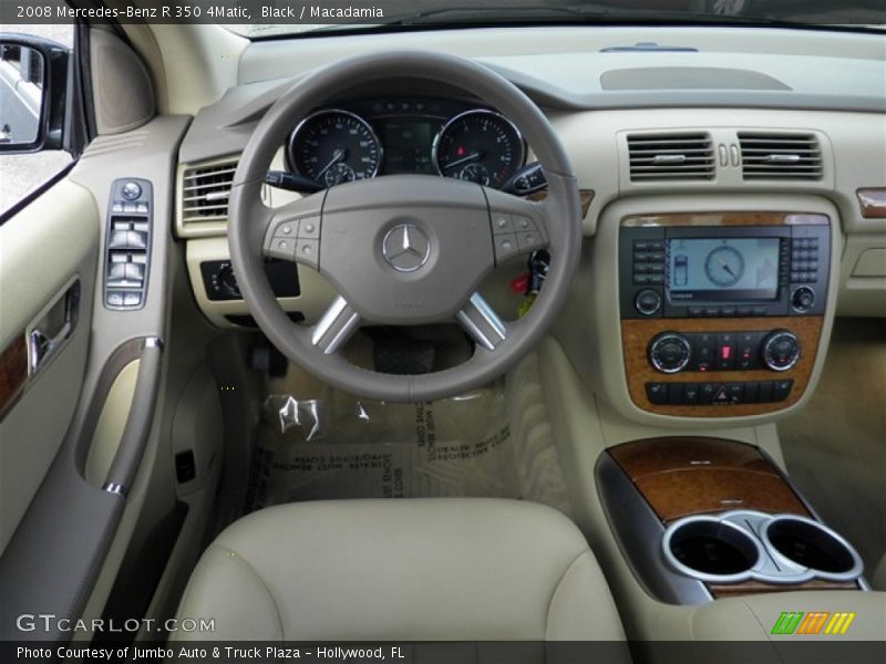 Black / Macadamia 2008 Mercedes-Benz R 350 4Matic