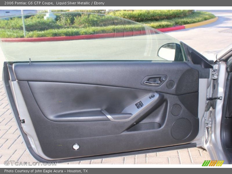 Liquid Silver Metallic / Ebony 2006 Pontiac G6 GTP Coupe