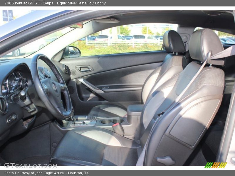 Liquid Silver Metallic / Ebony 2006 Pontiac G6 GTP Coupe