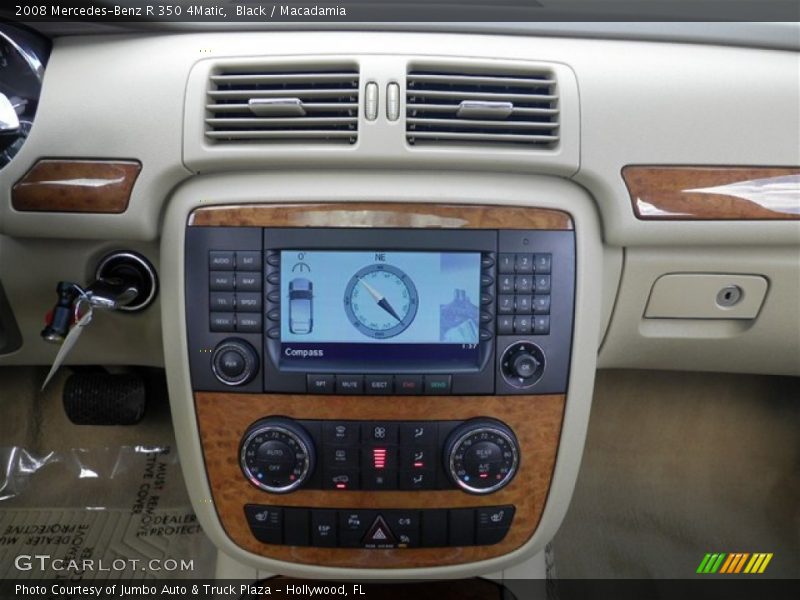 Black / Macadamia 2008 Mercedes-Benz R 350 4Matic