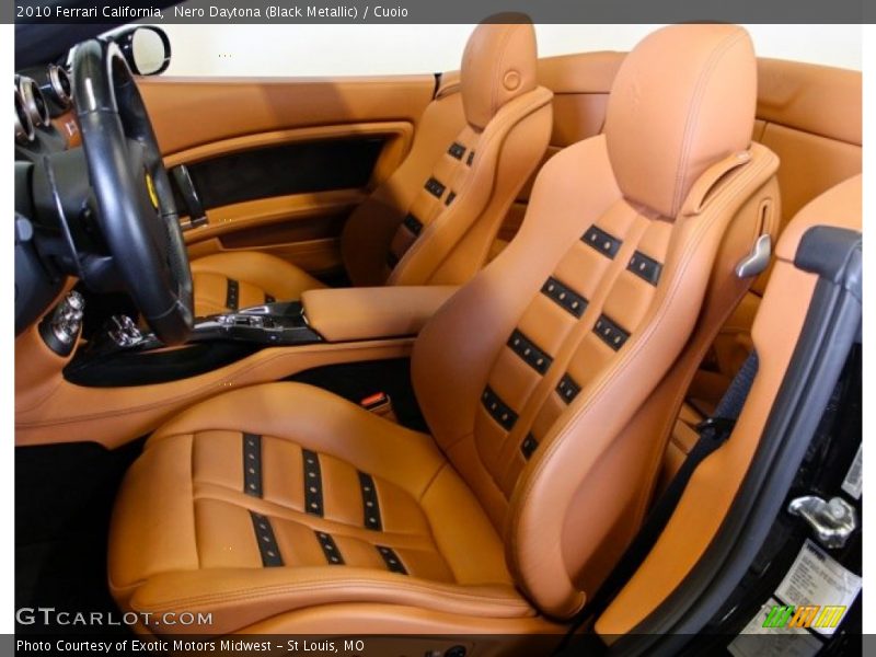 Front Seat of 2010 California 