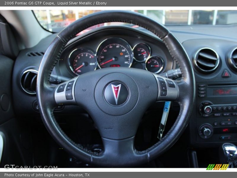 Liquid Silver Metallic / Ebony 2006 Pontiac G6 GTP Coupe