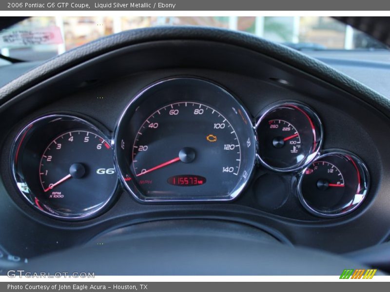 Liquid Silver Metallic / Ebony 2006 Pontiac G6 GTP Coupe