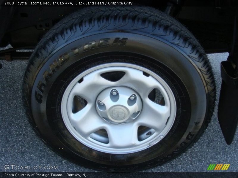 Black Sand Pearl / Graphite Gray 2008 Toyota Tacoma Regular Cab 4x4