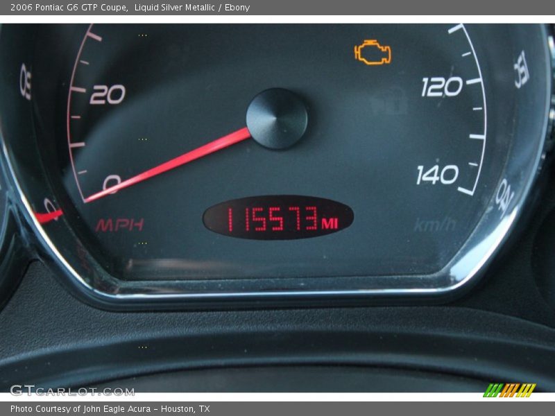 Liquid Silver Metallic / Ebony 2006 Pontiac G6 GTP Coupe