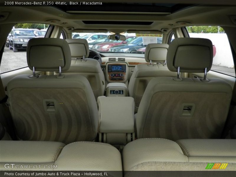 Black / Macadamia 2008 Mercedes-Benz R 350 4Matic