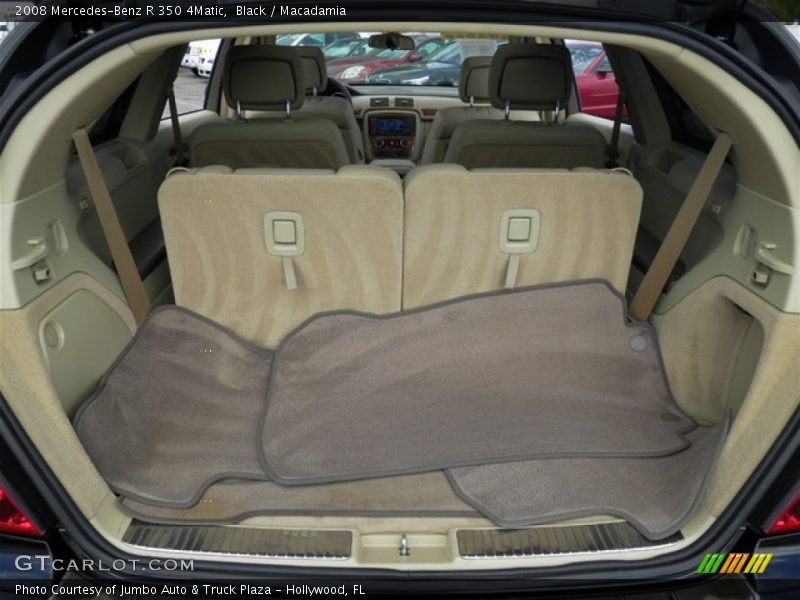 Black / Macadamia 2008 Mercedes-Benz R 350 4Matic