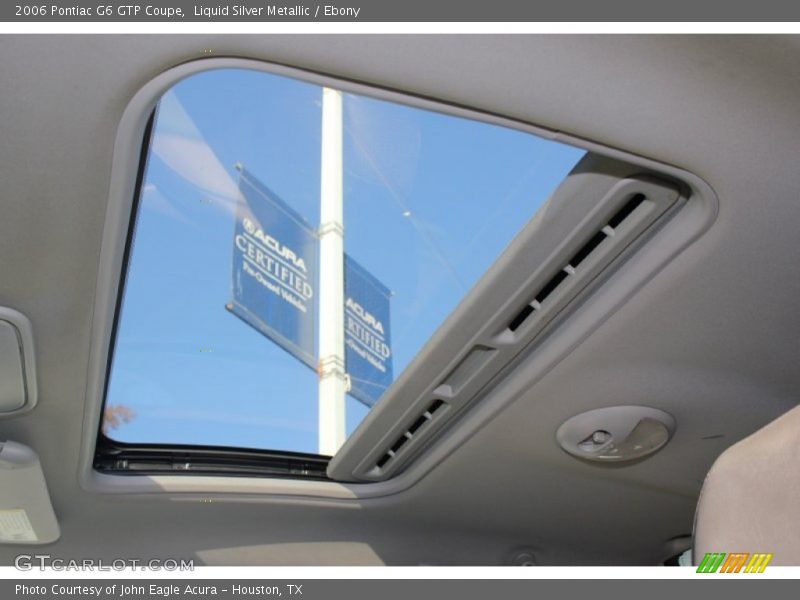 Liquid Silver Metallic / Ebony 2006 Pontiac G6 GTP Coupe