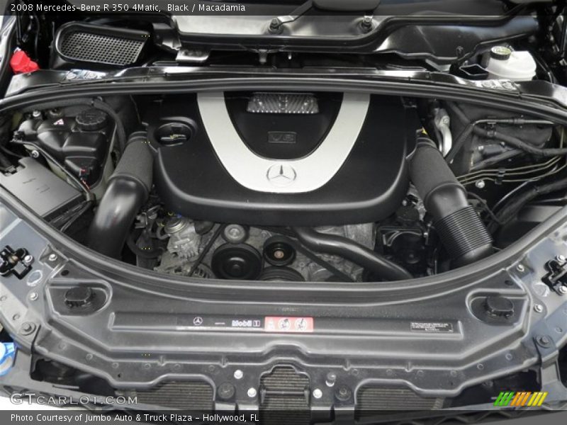 Black / Macadamia 2008 Mercedes-Benz R 350 4Matic