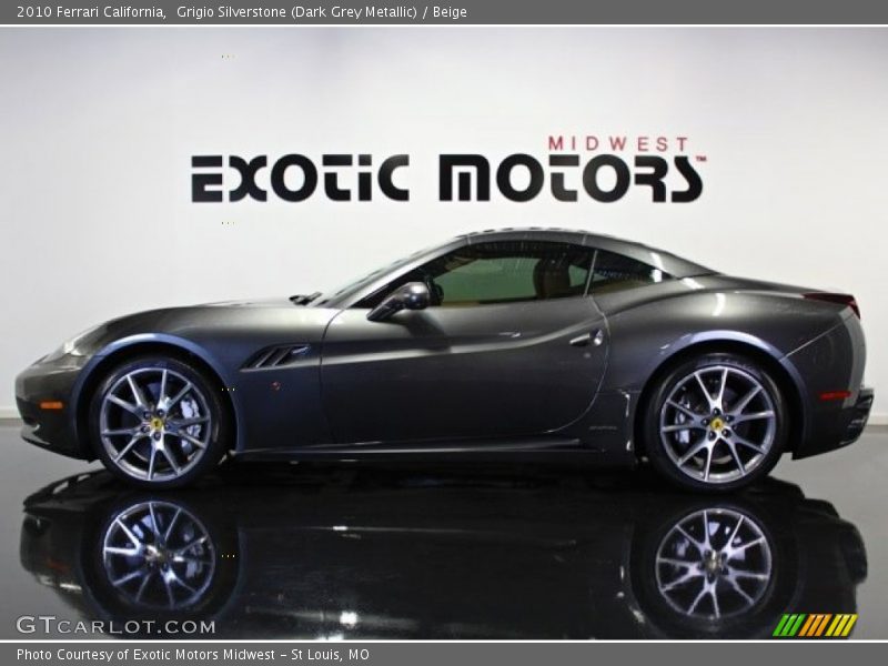 Grigio Silverstone (Dark Grey Metallic) / Beige 2010 Ferrari California