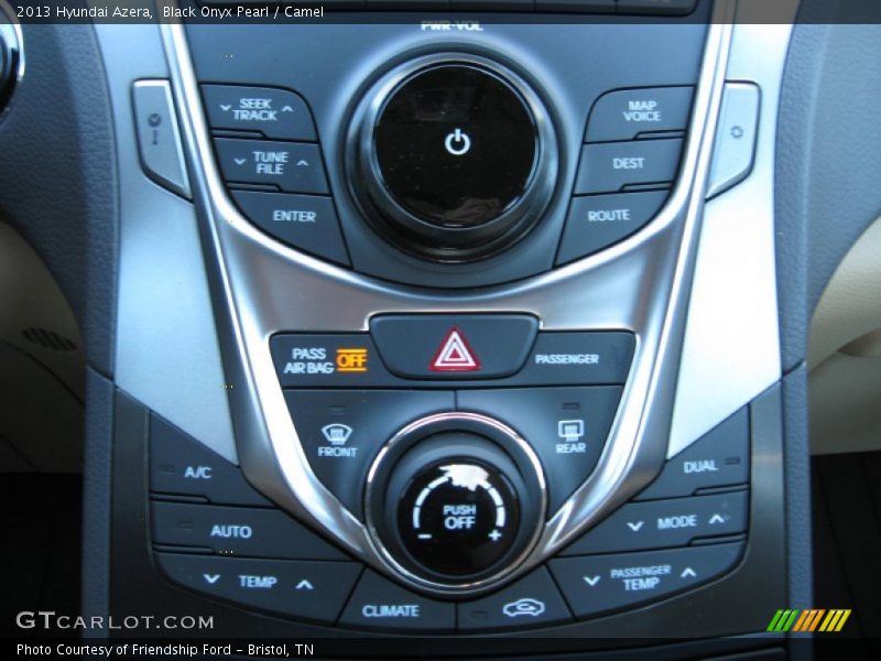 Controls of 2013 Azera 