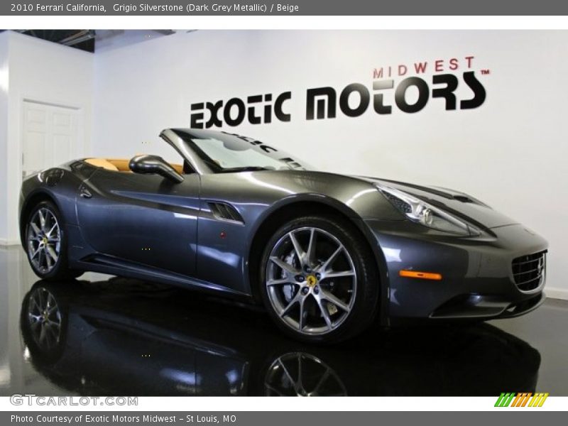 Grigio Silverstone (Dark Grey Metallic) / Beige 2010 Ferrari California