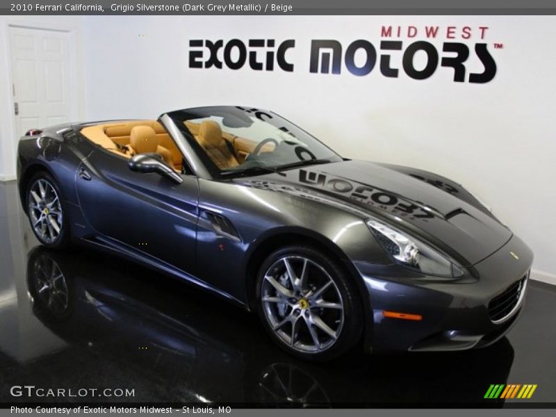 Grigio Silverstone (Dark Grey Metallic) / Beige 2010 Ferrari California