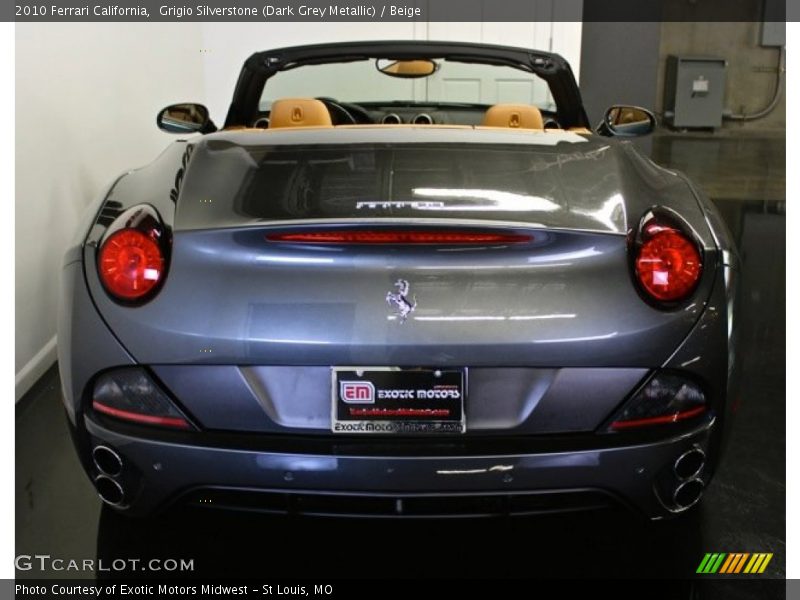 Grigio Silverstone (Dark Grey Metallic) / Beige 2010 Ferrari California