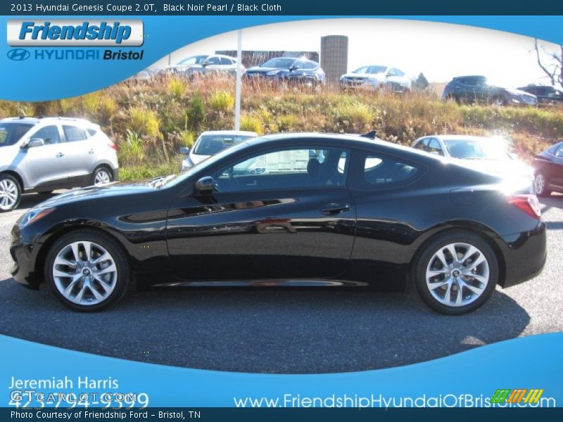 Black Noir Pearl / Black Cloth 2013 Hyundai Genesis Coupe 2.0T