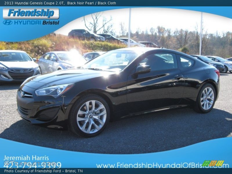 Black Noir Pearl / Black Cloth 2013 Hyundai Genesis Coupe 2.0T