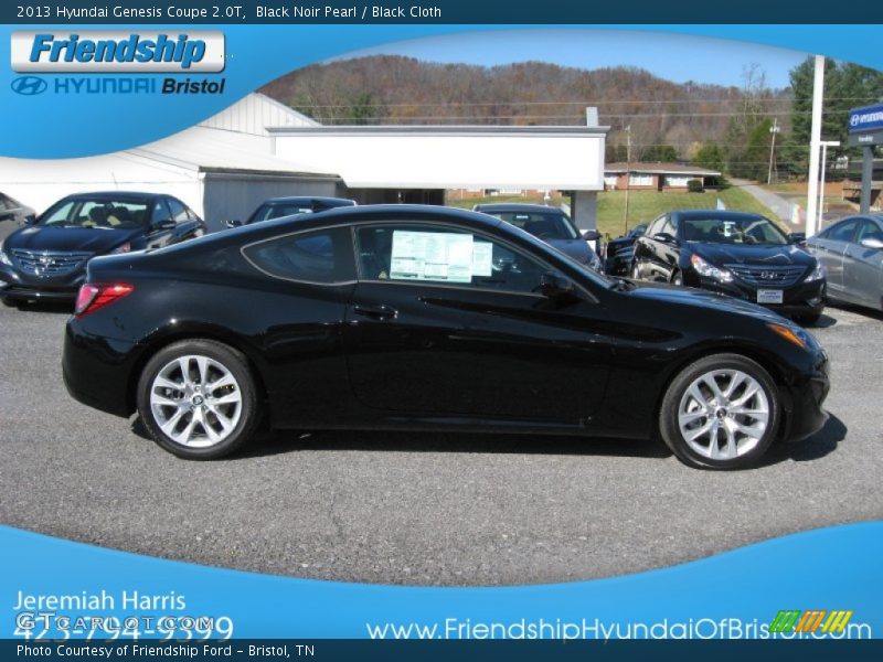 Black Noir Pearl / Black Cloth 2013 Hyundai Genesis Coupe 2.0T