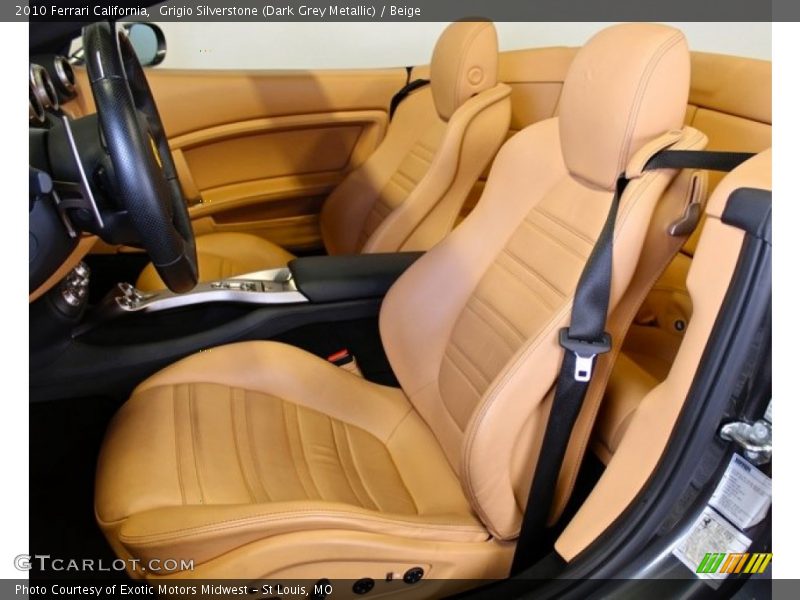 Front Seat of 2010 California 