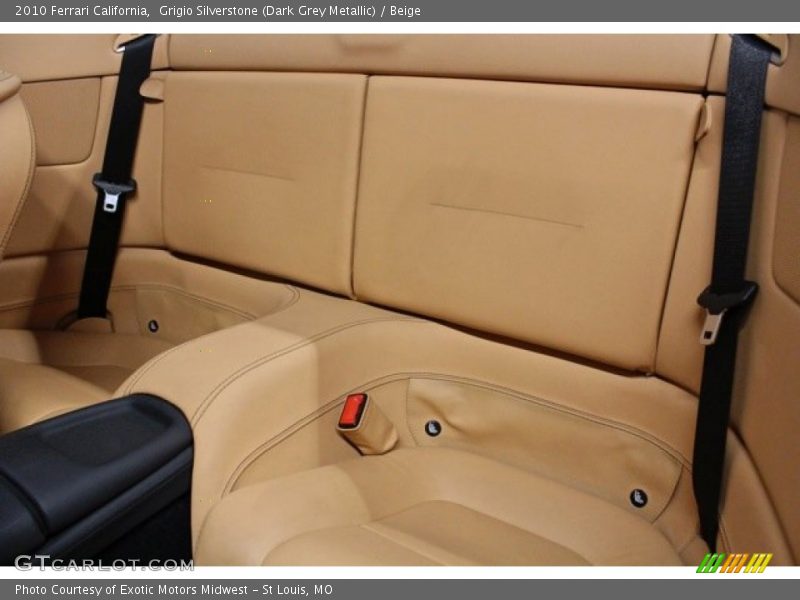 Rear Seat of 2010 California 