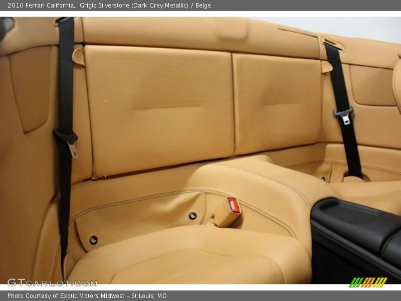 Rear Seat of 2010 California 