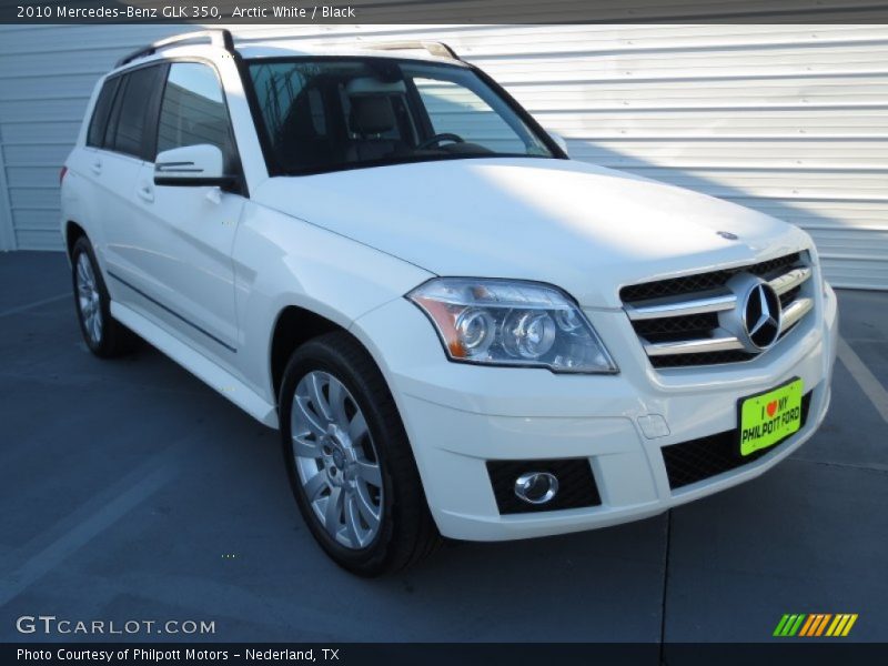 Arctic White / Black 2010 Mercedes-Benz GLK 350