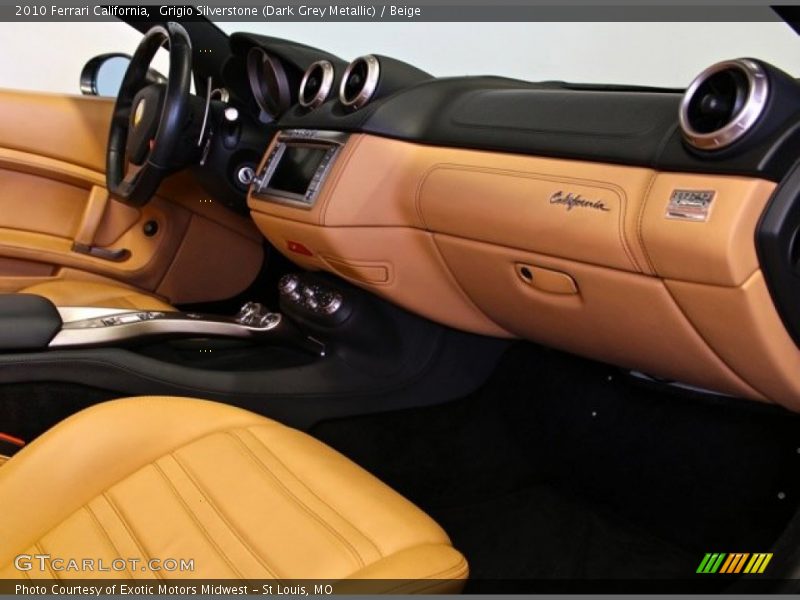 Dashboard of 2010 California 