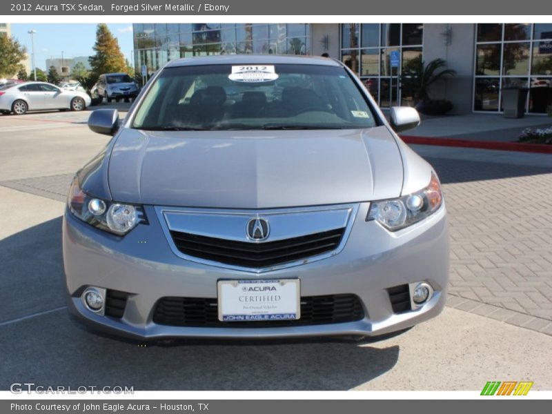 Forged Silver Metallic / Ebony 2012 Acura TSX Sedan