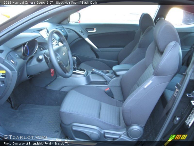 Front Seat of 2013 Genesis Coupe 2.0T