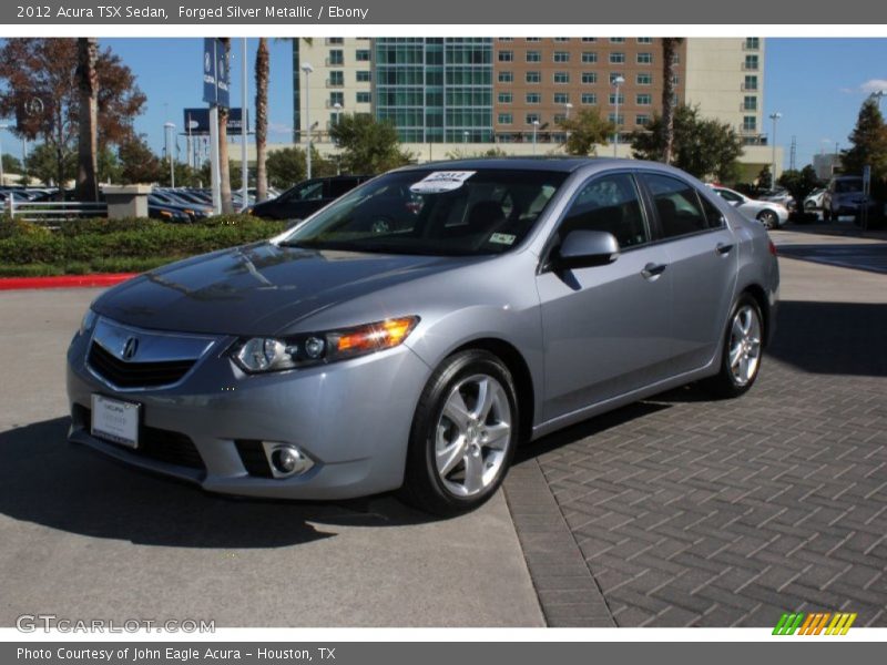 Forged Silver Metallic / Ebony 2012 Acura TSX Sedan