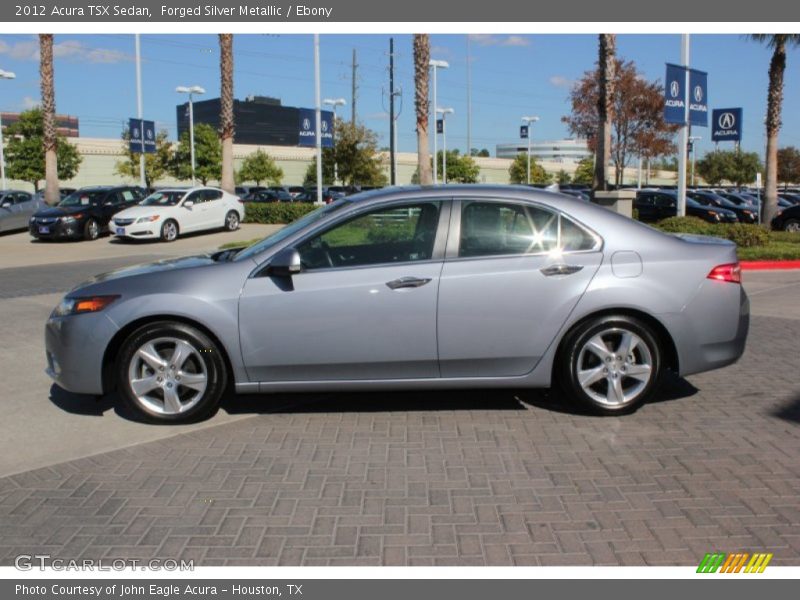 Forged Silver Metallic / Ebony 2012 Acura TSX Sedan