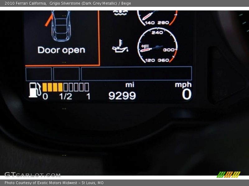 Grigio Silverstone (Dark Grey Metallic) / Beige 2010 Ferrari California